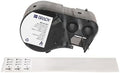 Brady Self-Laminating Vinyl Pre-Sized Labels for Label Printer BMP51/BMP53/M511-40 Self Adhesive Printer Labels - Black on White, Transparent (38,10 mm (W) x 152,40 mm (H)) - M5-34-427 by BradyCorp