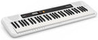 Casio Casiotone CT-S200 61-Key Portable Keyboard- White Bundle with Stand, Headphones, AC Adapter and Polishing cloth - Image 3