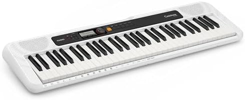 Casio Casiotone CT-S200 61-Key Portable Keyboard- White Bundle with Stand, Headphones, AC Adapter and Polishing cloth - Image 3