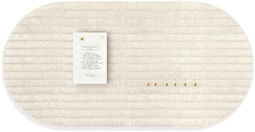 Felt Bulletin Board 47" x 24", Cork Board Alternative with 30 Push Pins - Image 2