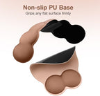 MOSISO Wrist Rest Support for Mouse Pad&Keyboard Set, Brown - Image 3