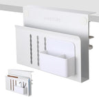 LUKETURE Desk Side Storage, Laptop Holder No Drill Clamp On Organizer by LUKETURE