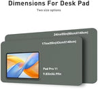 Aothia Faux Leather Desk Mat - Non-Slip PU Leather Desk Blotter, Waterproof Writing Surface, Large Desk Pad for Office & Home (Jungle Green, 55" x 17") - Image 5