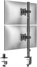 monTEK Stacked Dual Monitor Stand for 17-32", 22 lbs Each by monTEK