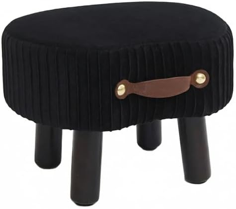 Foot Stools Ottoman with Handle Small Foot Stool Footrest Ottomon by Leesingdo