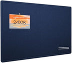 Felt Bulletin Board 24x18 inches, Decorative Pin Board for Home & Office by Lightomorrow