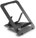 Kensington Adjustable Aluminum Laptop Stand for Desk, Ultra-Slim Lightweight Foldable Portable Notebook Holder, Anti-Slip Silicone Tablet Mount for 10"-17" Laptops and Tablets, Black K50428WW by Unknown