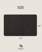 BARoyal Office Chair Mat for Hardwood Floor Under Desk Computer Rolling Chair Mat for Wood/Tile Floor Non-Slip Heavy Duty Desk Rug PVC Plastic Hard Floor Protector 36"x 55" (Espresso) - Image 6