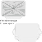 TheWarmHome Storage Basket for Gifts Empty - X Large - 3 Pack 17.7L×13.8W×9.8H in Collapsible Storage Bin for Shelves, Toy Box Storage for Gifts Book Laundry (White) - Image 7