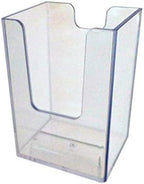 SOURCE ONE Premium Clear Acrylic Single Pocket Vertical Business Card Holder - Image 2
