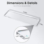 Clear Acrylic Keyboard Wrist Rest,Mechanical Keyboards Ergonomic Palm Rest - Image 5