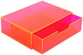 Gelite Acrylic Desk Organizer with Drawer for Makeup Vanity Stackable Desktop Storage Box for Office Supplies, 13.8 x 9.8 x 3.9’’, Neon Pink by Gelite