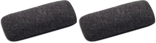 1InTheOffice Mouse Wrist Rest, Beaded Wrist Support Pad Ergobeads, Black (Pack of 2) by 1InTheOffice