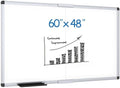 VIZ-PRO Large Magnetic Dry Erase Whiteboard, 60 x 48 Inches, Foldable by VIZ-PRO