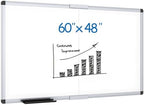 VIZ-PRO Large Magnetic Dry Erase Whiteboard, 60 x 48 Inches, Foldable by VIZ-PRO