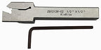 1/2" 3/8" Indexable Lathe Grooving Parting Holder with 10 Pieces GTN- SP200 Heavy Duty Nickel Plated ZQ1212R02 Right -Hand Cut Off Tool Carbide Inserts (1/2" ZQ1212R02 with 10pcs Inserts) - Image 6