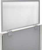 OBEX Screen & Office Panel Extender Polycarbonate Desk Privacy Panel & Divider for Office Cubicle, 12" x 24", Translucent by OBEX