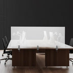 Desk Privacy Panel, Desk Divider, Desks Partition, Frosted Acrylic Desktop Privacy Panel with Stable C-Clamp for Home Office School Retail Clinic (1Pcs, 60 * 22 * 2in) - Image 4