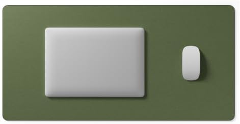 Jotsome Leather Desk Pad Mat, Non-Slip Desk Blotter Pad (Green, 34" X 17") - Image 2