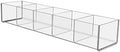 Marketing Holders 2 Pack Acrylic Retail Tray Five Compartment 19.5 Inch Wide x 4.5 Inch Deep Clear Lucite Countertop Product Merchandise Storage Organizer for Businesses and Homes by MarketingHolders