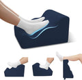 Foot Rest Ergonomic Pillow for Under Desk at Work & Handle Navy by Unknown