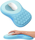 Ergonomic Mouse Pad with Sloped Memory Foam Wrist Rest by PVIPCZ