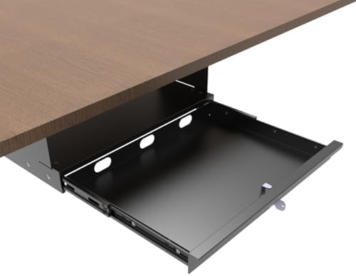 17-inch-wide Lockable Under-Desk Pull-Out Drawer by Followme