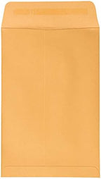 JAM PAPER 6 x 9 Open End Catalog Envelopes with Peel and Seal Closure - Brown Kraft Manila - Bulk 500/Carton - Image 3