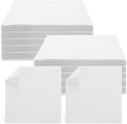 Tranqun 200 Pcs Disposable Microfiber Cleaning Cloth Bulk, Lint Free Cloth by Tranqun