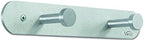 Safco Nail Head Wall Coat Rack - Durable Metal Satin Aluminum Hooks - Easy Install & 10Lbs Capacity - Image 4