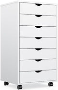 OLIXIS 7 Drawer File Cabinet on Wheels, Printer Stand by OLIXIS