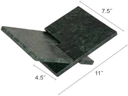 Bloomingville Decorative Marble Book Holder, Sage Green - Image 2