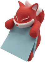 Animal Fox Sticky Notes Holder Pop-up Note Dispenser for Desk Home Office School Accessories, 3x3 in, Red, C14 by RhyNSky