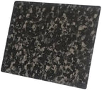 Multipurpose Carbon Fiber Mouse Pad - Hard, Thin, and Lightweight for Office, Gaming, and Daily Computer Use on Desk or Lap (Forged, Medium) by Banjiang