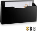 Feifeiya 1 Pcs Black Acrylic File Holder Wall Mount, 14"x8.3"x2.4" by Feifeiya