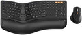 ProtoArc EKM01 Plus Wireless Ergonomic Keyboard Mouse Combo - Black by ProtoArc