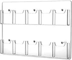 Eersida 10 Pockets Acrylic Brochure Pamphlet Holder for Flyer Literature by Eersida