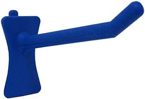 PegPro® 2" Hooks Kit for Standard “Wood Fiber” pegboard – Durable Plastic Pegboard Hooks - for Garage, Kitchen, Craft Room, and More (2" Hook - 24 Pack, Blue) - Image 2