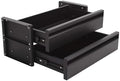 POPMOON 15in 2-tier Under Desk Drawer Adjustable Pull-Out Storage Organizer by POPMOON