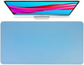 Office Cork Desk Mat Large Non-Slip Mouse Pad, Waterproof Writing Mat and Easy Clean Computer Mat, Desk Organization and Accessories(Blue,120x50cm) by Unknown
