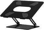 BoYata Laptop Stand, Adjustable Multi-Angle Riser, Up to 17 Inches, Black by Boyata