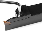 1"x1" Indexable Lathe Grooving Parting Holder QA16R-40 with 1 Piece Carbide Insert GTN-4 Heavy Duty Right-Hand Lathe Cut Off Tool Carbide Inserts(QA16R-40 with 1 Piece Insert) - Image 3