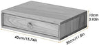 Desktop File Cabinet - Solid Wood Storage Box - Desktop Organizer, with Drawers Desktop File Cabinets, Multilayer Desktop Organizer Storage Box, Office Desktop Drawer Typ,1 Drawer - Image 2