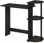 Furinno Compact 29-Inch Rustic Brown Computer Desk, Gaming Desk with Shelves, Office Desk with Book Shelf, for Home Office, Study Room, Dorm, Bedroom, Dark Espresso - Image 6