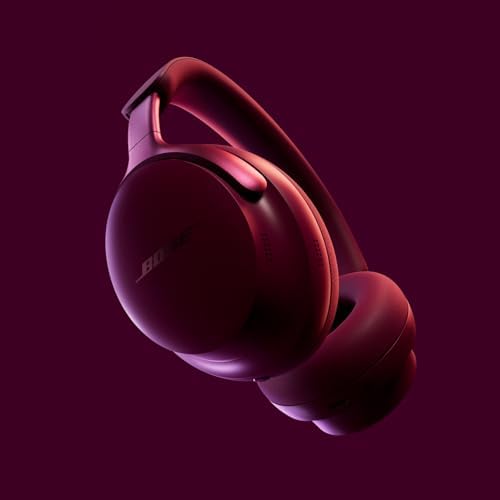 Bose QuietComfort Ultra Bluetooth Headphones, Wireless Headphones with Spatial Audio, Over Ear Noise Cancelling with Mic, Up to 24 Hours of Playtime, Deep Plum - Limited Edition Color - Image 2