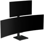 Suptek Dual Monitor Stand Vertical Stack Free-Standing Riser by suptek