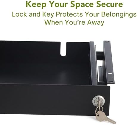 Perfect Posture Under Desk Drawer 10" x 20" Desk Organizer & Desk Storage - Image 5