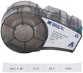 BradyGrip Authentic (M21-750-414) Print-on Hook Labels with Ribbon Featuring Velcro® Brand Hook for M21 Printers - 0.75" by BradyCorp