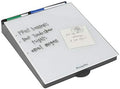 ECR4Kids MessageStor Dry-Erase Glass Board Memo Station, Desk Organizer, White by ECR4Kids