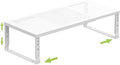 Jojocross Expandable Cabinet Shelf Organizer Storage Spice Rack Shelves for Kitchen Stackable Adjustable Pantry Cupboard Bathroom Countertop Desktop(1Pack/White/Medium-with Hole) by JOJOCROSSHIGHQUALITYLIFE